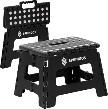 Nábytek Skládací stolička SPRINGOS HA7567 černá