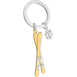 MTM Gifts Klíčenka Lyže a sněhová vločka