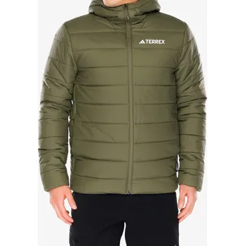 Pánská větrovka Bunda adidas TERREX Multi Essentials CLIMAWARM Insulated Hooded Jacket - olive strata