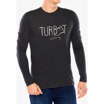Pánské tričko Tričko s dlouhým rukávem Turbat Magic Logo LS - caviar
