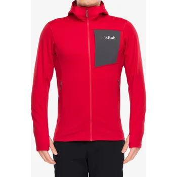 Oblečení a móda Rozepínací mikina Rab Superflux Hoody - summit red