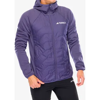 Hybridní bunda adidas TERREX Multi CLIMAWARM Insulated Hybrid Hooded Jacket - preloved violet