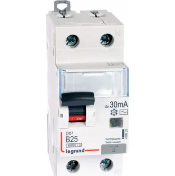 Proudový chránič P312 DX3 B 25A/ 30MA/AC RESIDUAL CURRENT CIRCUIT BREAKER B 25A 1P+N 2M 30MA AC 6KA