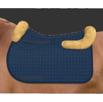 Jezdectví Podsedlová dečka Mattes Square s korekčnímu kapsami pravý beránek vpředu i vzadu