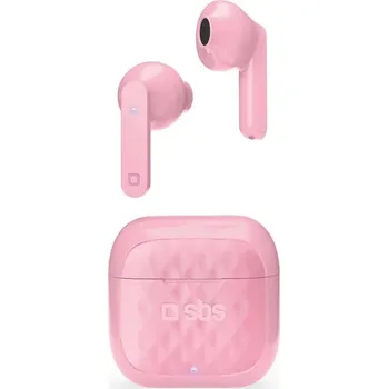Sluchátka Bezdrátová sluchátka SBS Air Free / Bluetooth / dosah 10 m / růžová