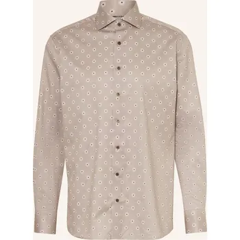 Pánská košile 1863 By Eterna Pánská Košile Modern Fit, černošedá / krémová...