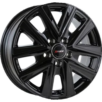 Disk Alu kola Mille Miglia MMRX3, 16x6.5 5x118 ET68, černá lesklá (zátěžová)