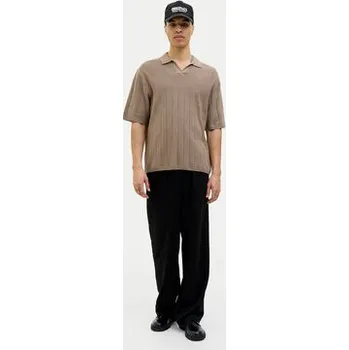 Pánský svetr Jack & Jones Svetr Varenna 12272578 Béžová Relaxed Fit S