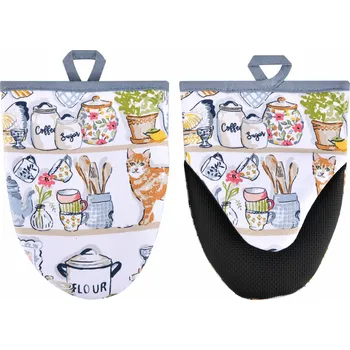 Chňapka Ulster Weavers, Irsko UW - Pár malých kuchyňských rukavic Pantry Cats