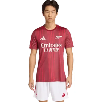 Pánský předzápasový dres Adidas Arsenal FC 25/26 červený