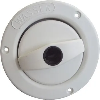 Stěnový vývod Plnicí hrdlo STS Oberholz pro vodní nádrže šedobílé