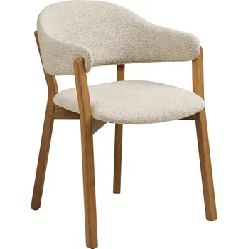 Jídelní židle Nordic Living Béžová jídelní židle Dunkri