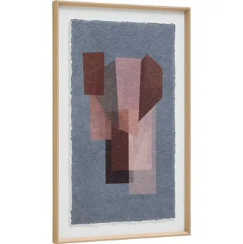 Obraz Kave Home Abstraktní obraz Veluni 90 x 60 cm