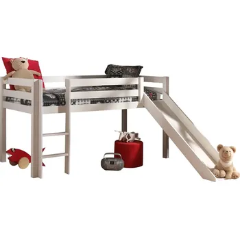 Dětská postel Vipack Dřevěná patrová postel Pino 90 x 200 cm