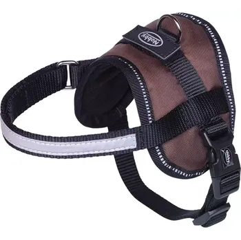Postroj pro psa Nobby Seguro Mini bezpečnostní postroj pro psa S hnědá 31-40cm