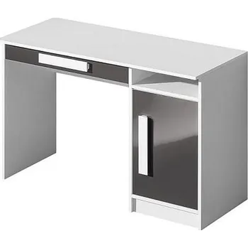 Psací stůl GOLIÁŠ 9 Psací stůl bílá/šedá - úchyt bílá