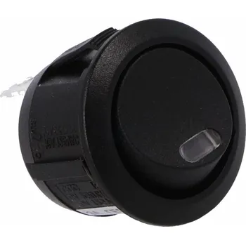 vypínač WIP12LED kolébkový spínač červený