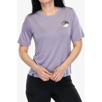 Merino triko dámské Ortovox 140 Cool Round Landscape - lush lavender