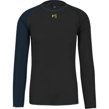 Pánské termotriko s dlouhým rukávem Karpos Dinamico Octa Jersey LS black/midnight M
