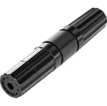 LaskaKit_cz Spojka kabelová WDT-IP67R21 RG45 rovná IP67 Černá