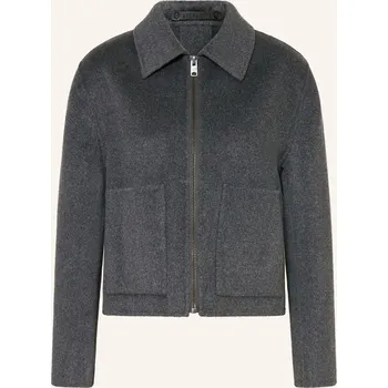 Dámský blejzr Allsaints Dámská Bunda Hranatého Střihu Seannah, šedá, 42