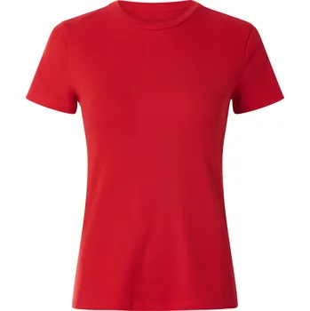 Dámské tričko esmara® Dámské vroubkované triko (červená, XS(32/34))