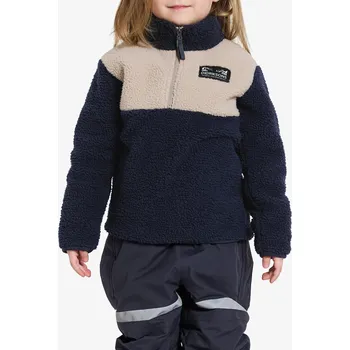 Chlapecká mikina Dětská mikina Didriksons Gosig Halfzip - navy