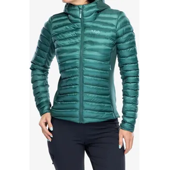 Dámská bunda Zateplená bunda dámská Rab Cirrus Flex Hoody - eucalyptus/green slate