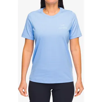 Dámské tričko Bavlněné tričko dámské Arcteryx Kragg SL Cotton Emblem Crew SS - glacial
