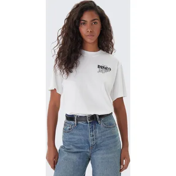 Dámské tričko Dámské tričko HUGO Vintage Tee_18 50550148 bílé Velikost: S