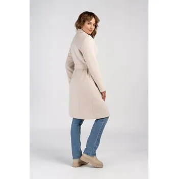 Dámský kabát Salme Vlněný kabát Mollie Écru Regular Fit 50