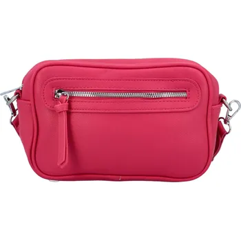 Kabelka Dámská crossbody kabelka fuchsiová - Paolo bags Vasco růžová