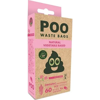 sáček na exkrement M-Pets POO sáčky na exkrementy s vůní růže malé 60 ks