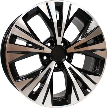 Disk Alu kola Racing Line B1699, 18x7.5 5x114.3 ET40, černá + leštění