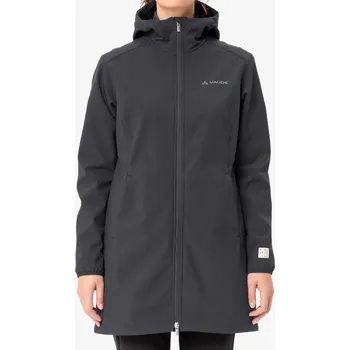 Dámský kabát Dámský kabát Vaude Moena Softshell Parka - phantom black