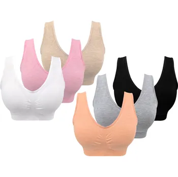 Podprsenka GREENICE Bezešvé podprsenky bez kostic 6135 - 2ks v balení Barva: Mix, Velikost: XL/2XL