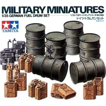 Plastikový model Tamiya 1/35 German Fuel Drum Set