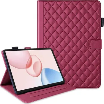 Pouzdro na tablet VSECHNONAMOBIL 130608 LATTICE Zaklápěcí pouzdro pro Honor Pad 10 červené