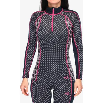 Dámská mikina Dámská funkční mikina Kari Traa Lekker HZ - dark navy blue