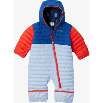 Kojenecká kombinéza Dětská kombinéza Columbia Powder Lite II Reversible Bunting - whisper/mountain blue/spicy