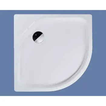 Sprchová vanička sprchová vanička Kaldewei Fontana 90/90/6,5 model 586,čtvrtkruhová smaltovaná ocel, bílá