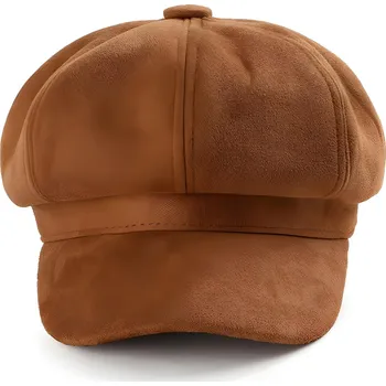 Čepice Dámský baret LÍ 26151 hnědý uni