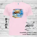 detske-tricko_uv_potisk_zelvy Barva: Pink - růžová, velikost: 92