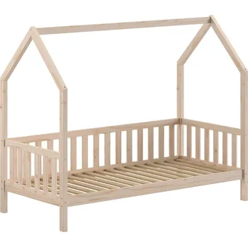 Dětská postel Vipack Dřevěná dětská postel Cabane 90 x 200 cm