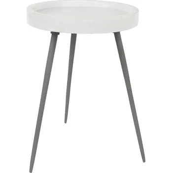 Toaletní stolek White Label Mramorový odkládací stolek KARRARA 33 cm