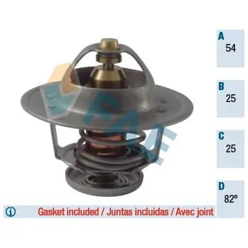 Těsnění motoru Termostat, chladivo FAE 5322482