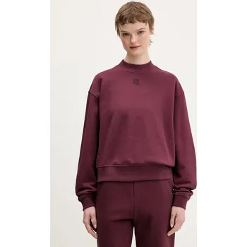 Dámská mikina Bavlněná mikina HUGO Daxandria 50527463 burgundské 93X, vel. XL