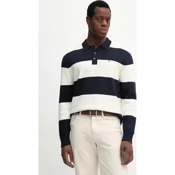 Pánský svetr Svetr Tommy Hilfiger MW0MW41651 námořnická modř 59X, vel. L