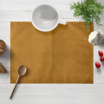 prostírání Sametové prostírání na stůl Velvet Premium SVP-047 Hořčicové 30x40 cm