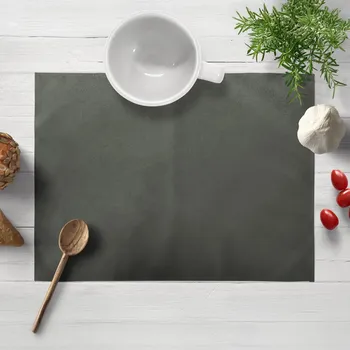 prostírání Sametové prostírání na stůl Velvet Premium SVP-021 Tmavě šedozelené 30x40 cm